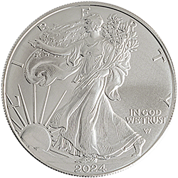 2024 1 oz American Silver Eagle Bullion Coin