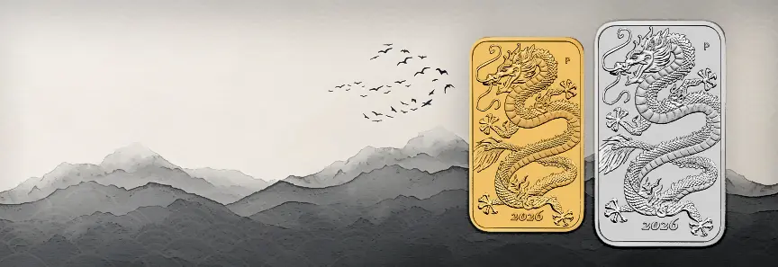 2026 Perth Mint Dragon Bullion Bars Available for Ordering