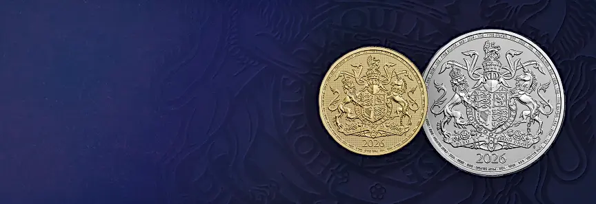 The Royal Arms 2026 1 oz Gold & Silver Coin Available for Ordering