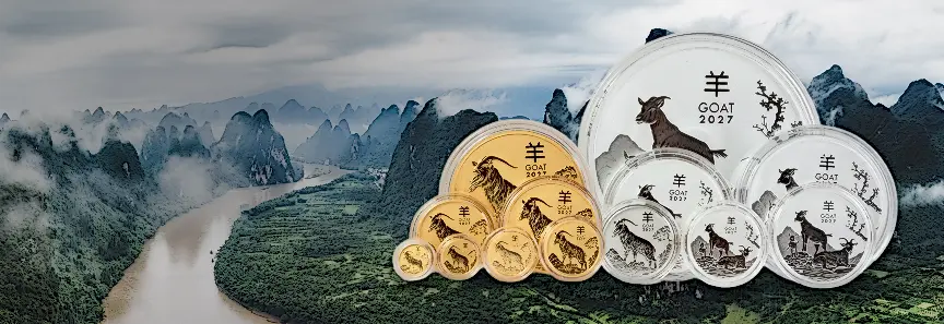2027 Australian Lunar Series Year of the Goat Coins - Available to Order
