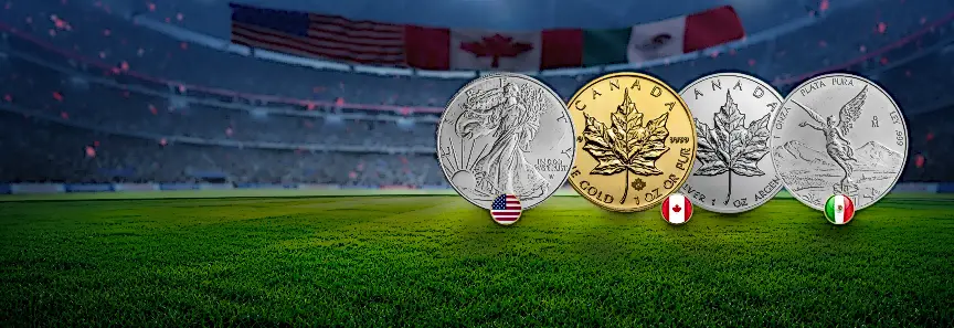 Three Host Nations. Three Iconic Coins.