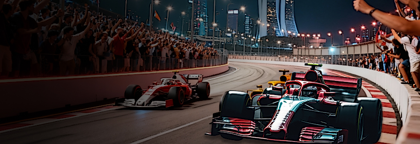 Singapore F1 Ticket Giveaway! Every S$1,000 spent between 17 Sep – 1 Oct earns you one entry into our lucky draw to win a pair of tickets to the Singapore Grand Prix. 