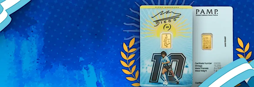 1 Gram PAMP Maradona Gold Bar