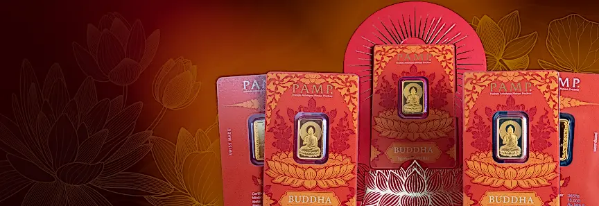 5 Gram PAMP Buddha Gold Bar