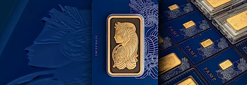 PAMP 99.99% Pure Swiss Gold! From 1 g to 1 kg!