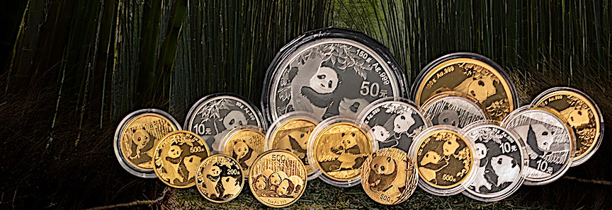 Chinese Gold and Silver Pandas Now on Sale!