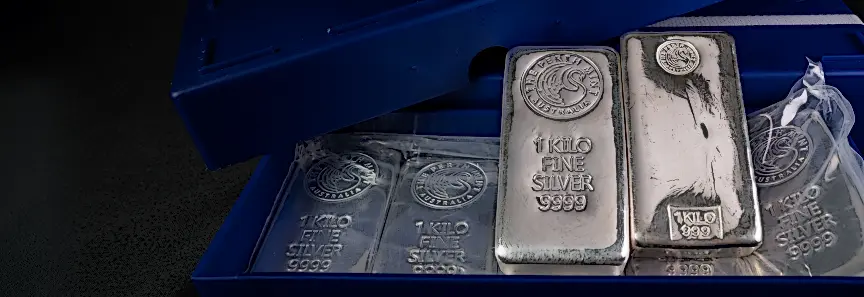 1 kg Perth Mint  Silver Bars Back In Stock