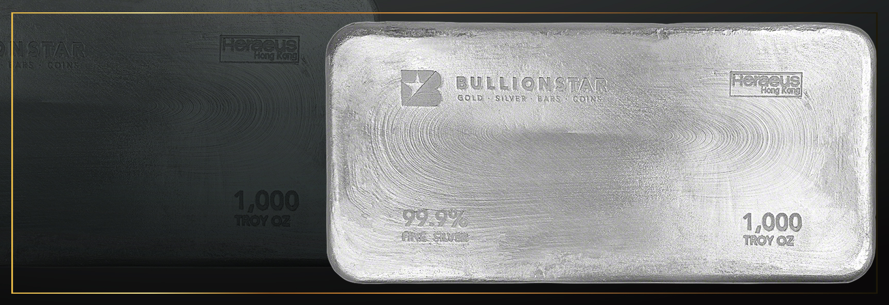 BullionStar Heraeus Silver Bar for only spot + 2.99%! 