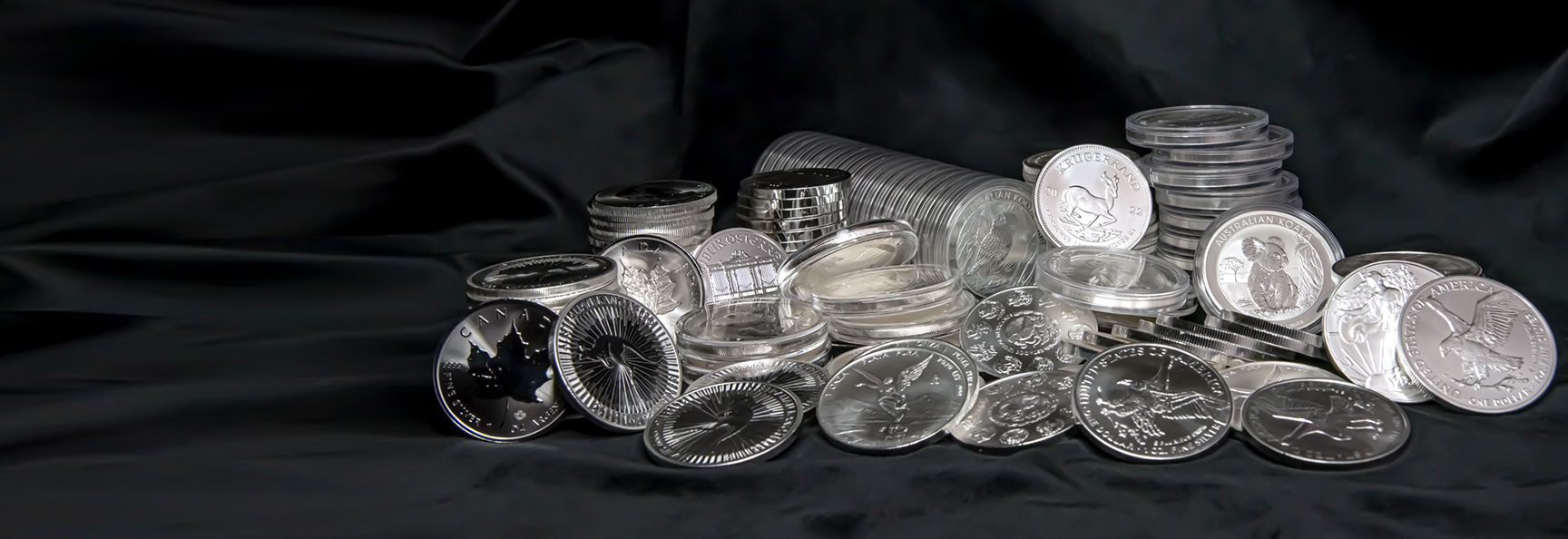 We pay up to 4% above the spot price of silver for your 1 oz silver coins*!