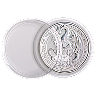Queen's Beast Silver 2 oz Capsule Queen's Beast Silver 2 oz Capsule