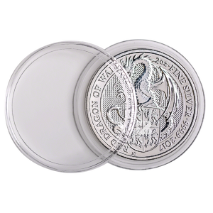 Capsule for 2 oz Queen's Beast Silver Coin