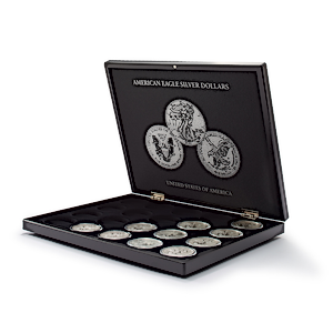 Volterra Uno Coin Box for 20 American Silver Eagles in Capsules