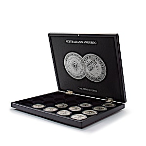 Volterra Uno Coin Box for 20 Australian Silver Kangaroo in Capsules