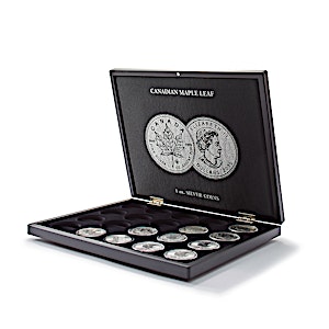 Volterra Uno Coin Box for 20 Canadian Silver Maples in Capsules