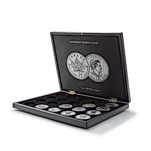 Volterra Uno Coin Box for 20 Canadian Silver Maples in Capsules