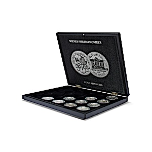 Volterra Uno Coin Box for 20 Austrian Silver Philharmonics in Capsules