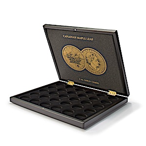 Volterra Uno Coin Box for 30 Canadian Gold Maples in Capsules