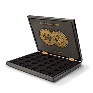 Volterra Uno Coin Box for 30 Canadian Gold Maples in Capsules