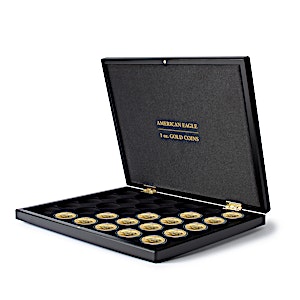 Volterra Uno Coin Box for 30 American Gold Eagle in Capsules