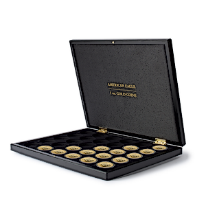 Volterra Uno Coin Box for 30 American Gold Eagle in Capsules