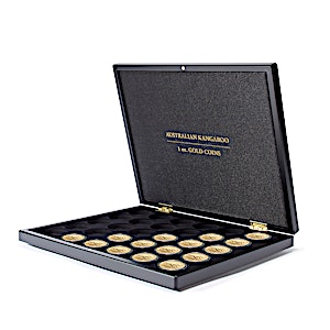 Volterra Uno Coin Box for 30 Australian Gold Kangaroo in Capsules