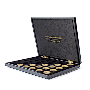 Volterra Uno Coin Box for 30 Australian Gold Kangaroo in Capsules