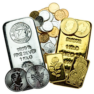 1/4 oz Generic Silver Bullion Rounds - Various Designs