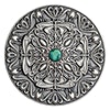 Fiji Silver Mandala 2022 - Art Nouveau - Antique Finish - 3 oz Fiji Silver Mandala 2022 - Art Nouveau - Antique Finish - 3 oz