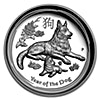 Australian Silver Lunar Series 2018 - Year of the Dog - Proof High Relief - With Box and COA - 1 oz Australian Silver Lunar Series 2018 - Year of the Dog - Proof High Relief - With Box and COA - 1 oz