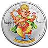 Happy Diwali Silver Coin - 1 oz Proof - With Box and COA Happy Diwali Silver Coin - 1 oz Proof - With Box and COA