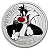 Tuvalu Silver Looney Tunes Sylvester 2018 - 1/2 oz Tuvalu Silver Looney Tunes Sylvester 2018 - 1/2 oz