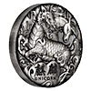 Tuvalu Silver Qilin 2018 - With box & COA - Antiqued Finish - 2 oz Tuvalu Silver Qilin 2018 - With box & COA - Antiqued Finish - 2 oz