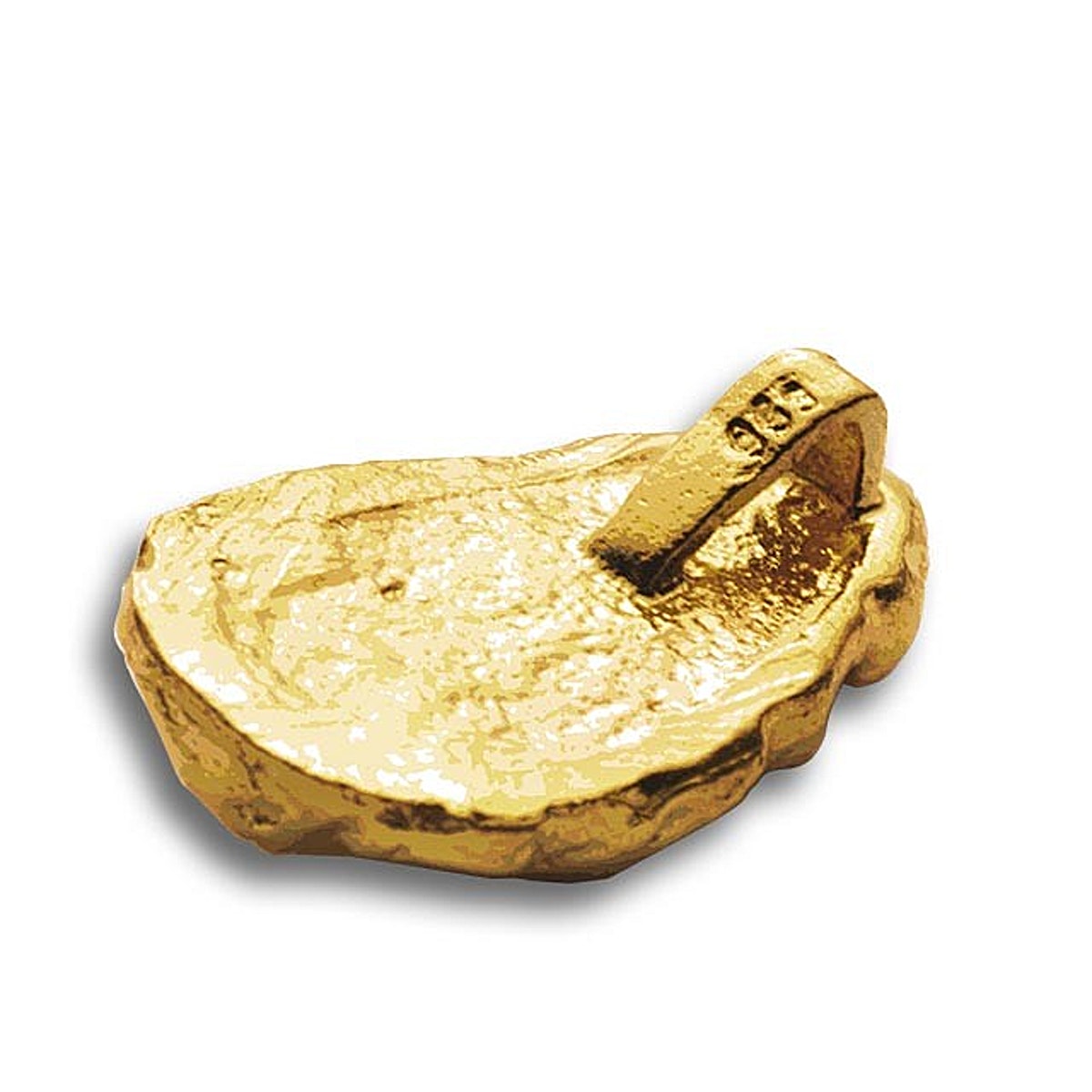 Degussa gold nugget pendant - 10 g