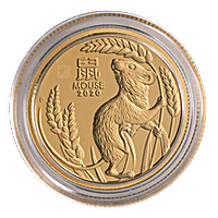 Australian Gold Lunar Series 2020 - Year of the Mouse - Proof - 1/4 oz Australian Gold Lunar Series 2020 - Year of the Mouse - Proof - 1/4 oz
