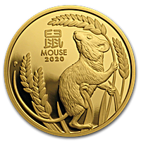 Australian Gold Lunar Series 2020 - Year of the Mouse - Proof - 1 oz Australian Gold Lunar Series 2020 - Year of the Mouse - Proof - 1 oz