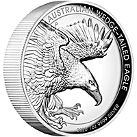 Australian Silver Wedge Tailed Eagle 2020 - High Relief - 1 oz Australian Silver Wedge Tailed Eagle 2020 - High Relief - 1 oz