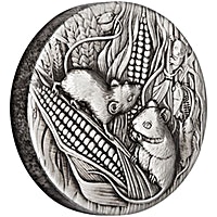 Australia Silver Lunar Series 2020 - Year of the Mouse - Antiqued Finish - 2 oz Australia Silver Lunar Series 2020 - Year of the Mouse - Antiqued Finish - 2 oz