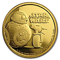 Niue Island Gold Star Wars: The Rise Of Skywalker - BB8 & D-O 2019 - 1/4 oz Niue Island Gold Star Wars: The Rise Of Skywalker - BB8 & D-O 2019 - 1/4 oz