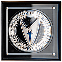Tuvalu Silver Starfleet Command Holey Dollar & Delta 2019 - 3 oz Tuvalu Silver Starfleet Command Holey Dollar & Delta 2019 - 3 oz