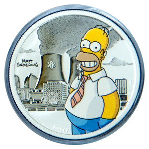 2020 1/2 oz Tuvalu The Simpsons 