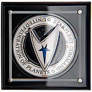 2019 3 oz Tuvalu Starfleet Command Holey Dollar & Delta Silver Coin