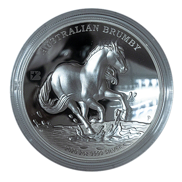 Australia Silver Brumby 2020 - Proof High Relief - 2 oz