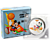 1 pc of 1 oz 2020 Niue Silver Disney Sports Mickey Mouse Basketball Coin - Total 1 oz Silver thumbnail