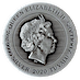 2020 2 oz Tuvalu Dragon Antique-Coloured Finish Silver Coin thumbnail