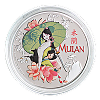 Niue Silver Disney Princess 2021 - Mulan - 1 oz Niue Silver Disney Princess 2021 - Mulan - 1 oz