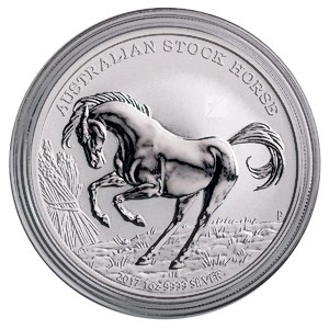 2017 1 oz Australian Stock Horse Series Silver Coin