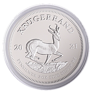 South African Silver Krugerrand 2021 - Proof - 2 oz 