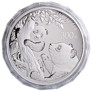 2021 1 Kilogram Chinese Silver Panda Proof Bullion Coin