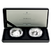 2 oz United Kingdom Britannia Core Range 2 Silver Bullion Coin Set - Proof and Reverse Proof thumbnail