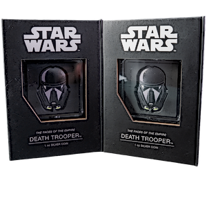 2 pcs of 1 oz 2022 Niue Silver “Faces of the Empire: Death Trooper” Coins – Total 2 oz Silver